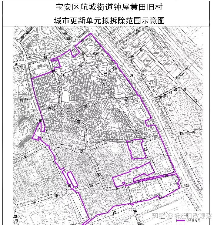 乐群旧村均属鸿荣源的旧改范围