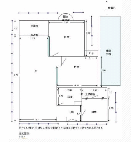 因此房屋的公摊面积要实地测量