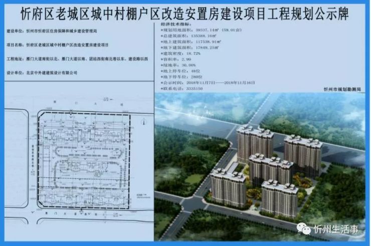 目前动工建设的回迁安置房工程第一标段